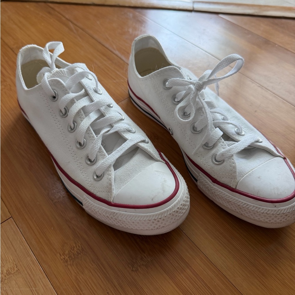 Converse Chuck Taylors White Canvas Sneakers